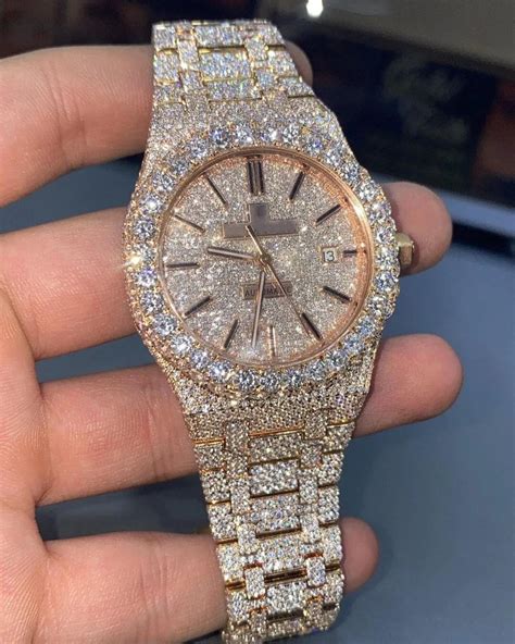 ice watch fake|moissanite bust down watch.